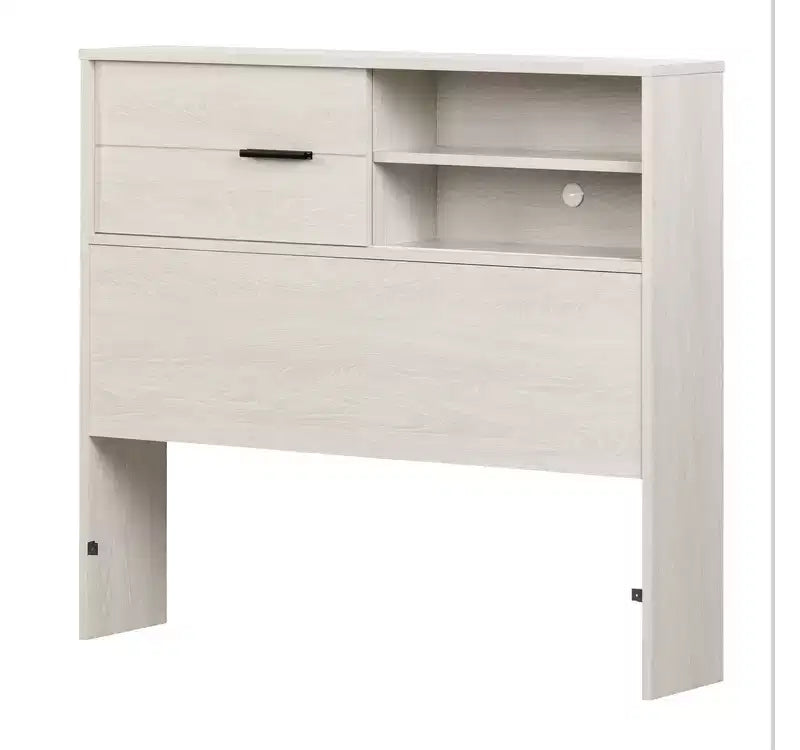 HomeStock Laminated Particleboard Twin Kids Headboard with Storage