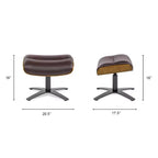 Jennifer Taylor Home , Baja Chocolate Leather
