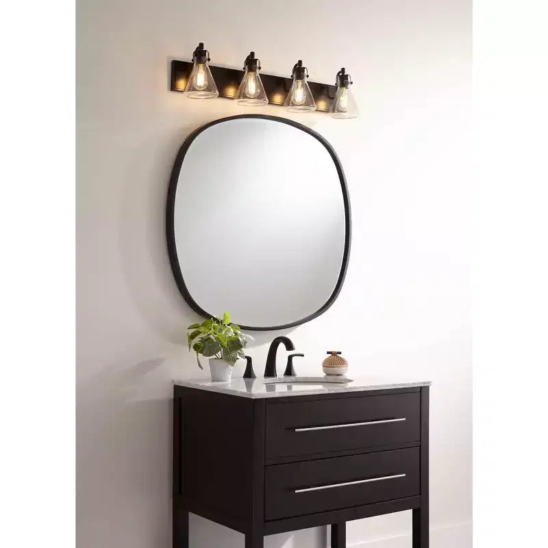 Uttermost Webster 34 Black Frame Wall Mirror