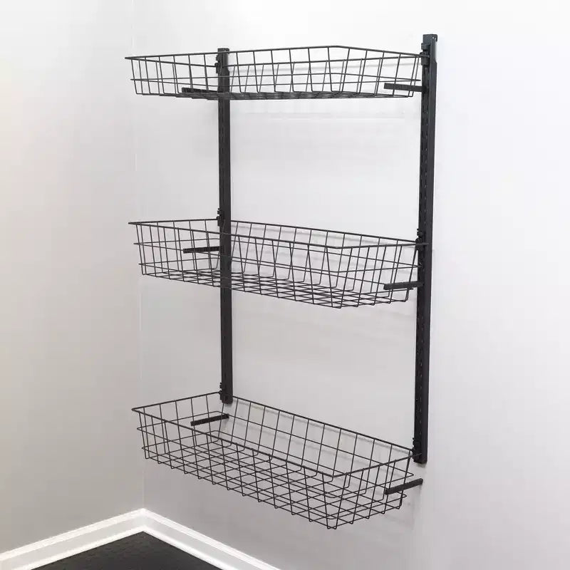 Teal Triangle G-Basket | Adjustable Wall Storage System | Holds 120 lbs