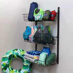 Teal Triangle G-Basket | Adjustable Wall Storage System | Holds 120 lbs