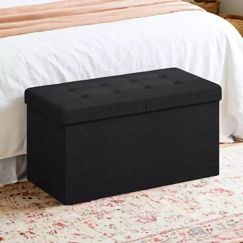 30 Storage Ottoman Bench, Ottoman with Storage, Ottoman Bench, Hold up to 660lb for Living Room