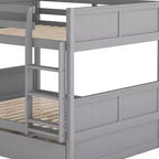 Whisen Full Over Full Wooden Bunk Bed with Twin Size Trundle