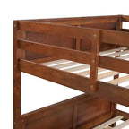 Whisen Full Over Full Wooden Bunk Bed with Twin Size Trundle