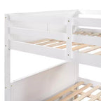 Whisen Full Over Full Wooden Bunk Bed with Twin Size Trundle