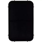 Uttermost Radius 24 x 38 Black Rounded Edge Wall Mirror