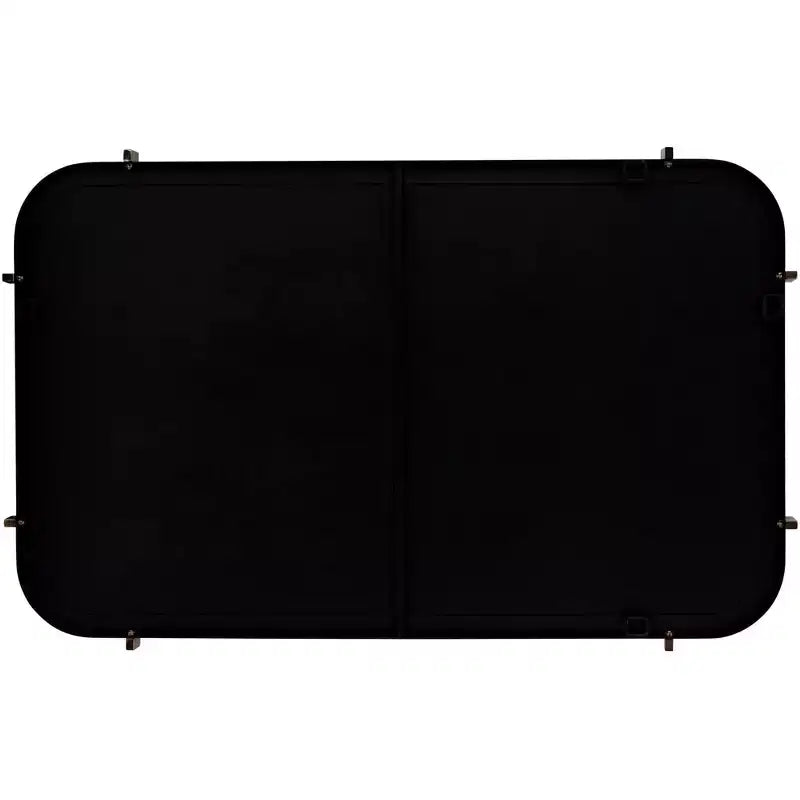 Uttermost Radius 24 x 38 Black Rounded Edge Wall Mirror