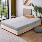 Wellos Non-Slip Firm Portable Tri Folding Gel Memory Foam Mattress 4 Foldable Mattress
