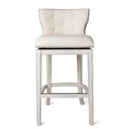 Maven Lane Hugo Fabric Wingback Bar Height Stool