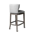 Maven Lane Hugo Fabric Wingback Bar Height Stool