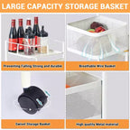 GustoWave 5 Tier Rotating Kitchen Storage Rack Cart