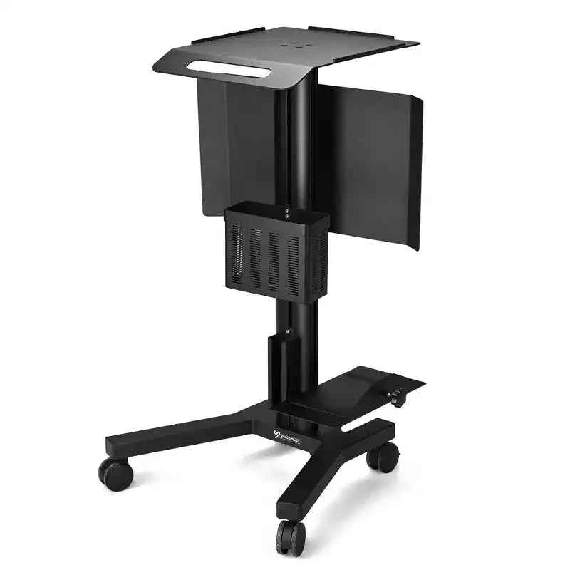 Yescom Mobile Laptop Cart Trolley with Front Display Panel for Lab Conference