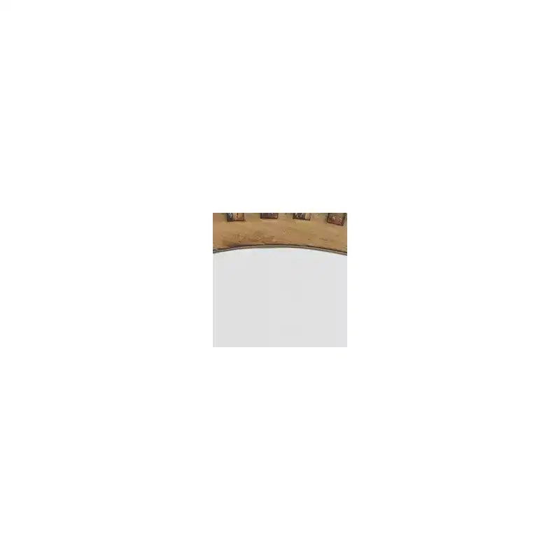 Signature Design by Ashley Tedwell Wall Accent Mirror with Brown Suburst Frame
