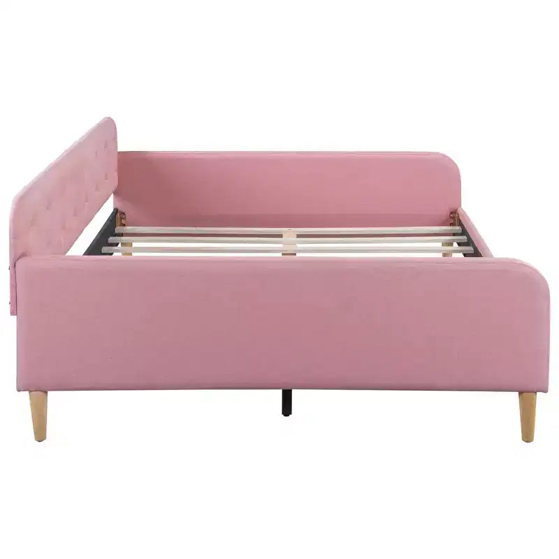 Luxystar Modern Full Size Linen Upholstered Daybed