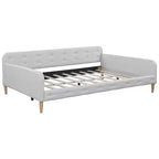 Luxystar Modern Full Size Linen Upholstered Daybed