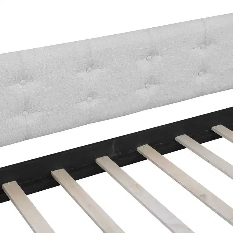 Luxystar Modern Full Size Linen Upholstered Daybed