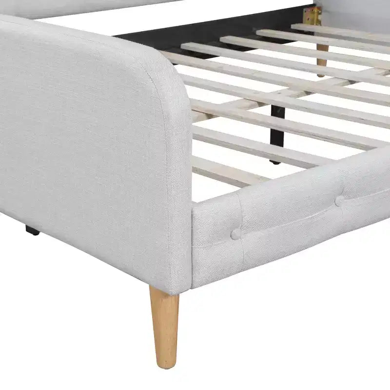 Luxystar Modern Full Size Linen Upholstered Daybed