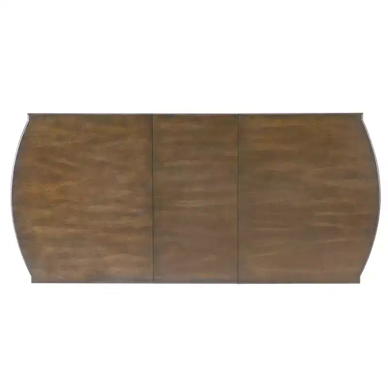 GDF Studio Vaughn 60-78 Extendable Dining Table with Removable Leaf, Large Expanding Table for 4-8