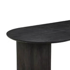 Extensible Dining Table with MDF Top and Metal Legs, for Dining Room, Office, or Coffee Table