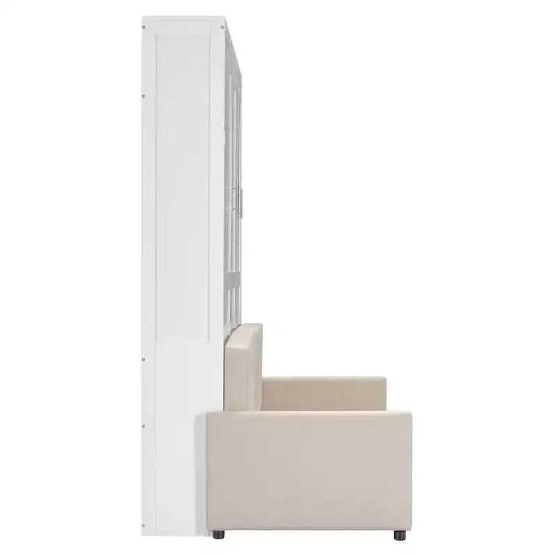 Luxystar Modern Queen Murphy Bed Wall Bed with Cushion