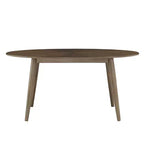 Jonas 63 Mid-Century Walnut Oval Dining Table - Walnut - iNSPIRE Q