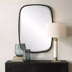 Uttermost Benedo Black 26 x 36 Rectangular Wall Mirror