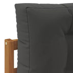 vidaXL Outdoor Middle sofa Solid Acacia Wood Natural
