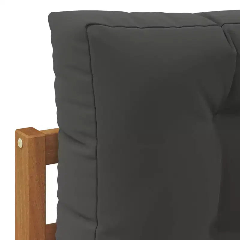 vidaXL Outdoor Middle sofa Solid Acacia Wood Natural