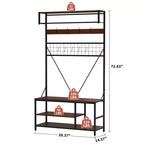 Versatile Freestanding Clothes Rack - Home Wardrobe Organizer for Efficient Storage - Durable Standalone Garment Rack