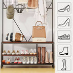 Versatile Freestanding Clothes Rack - Home Wardrobe Organizer for Efficient Storage - Durable Standalone Garment Rack