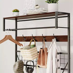 Versatile Freestanding Clothes Rack - Home Wardrobe Organizer for Efficient Storage - Durable Standalone Garment Rack