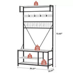 Versatile Freestanding Clothes Rack - Home Wardrobe Organizer for Efficient Storage - Durable Standalone Garment Rack