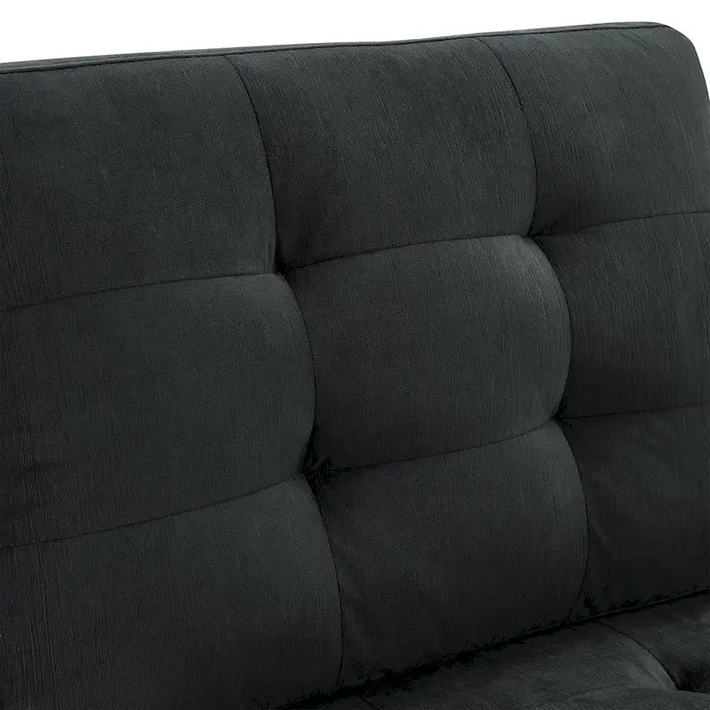 Canapé modulable combiné à faire soi-même avec rangement intégré et incrustations en clous de cuivre