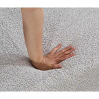 Divano componibile angolare a L in boucle oversize da 111 pollici, combinazione libera in 3 pezzi