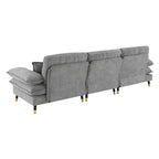 Canapé d'angle convertible en L