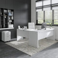 Scrivania angolare da 72" con mobile schedario a 3 cassetti