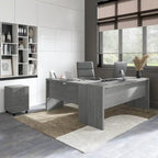 Scrivania angolare da 72" con mobile schedario a 3 cassetti