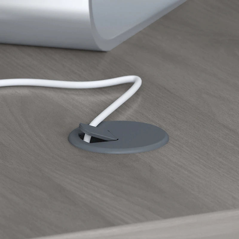 Scrivania angolare da 72" con mobile schedario a 3 cassetti