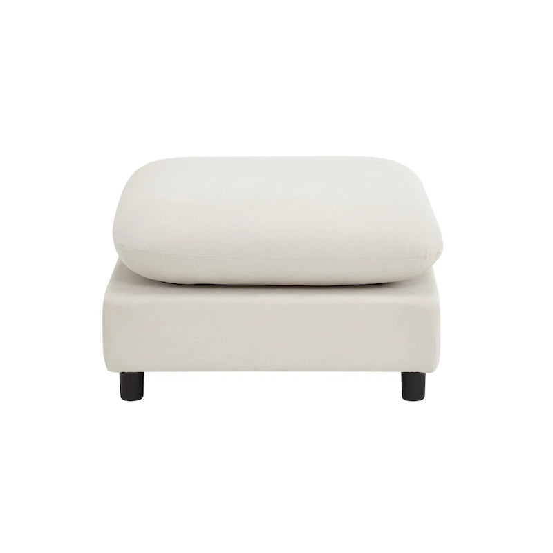 Christopher Knight Home - Canapé d'angle modulaire moderne en tissu Evelyn