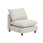 Christopher Knight Home - Canapé d'angle modulaire moderne en tissu Evelyn