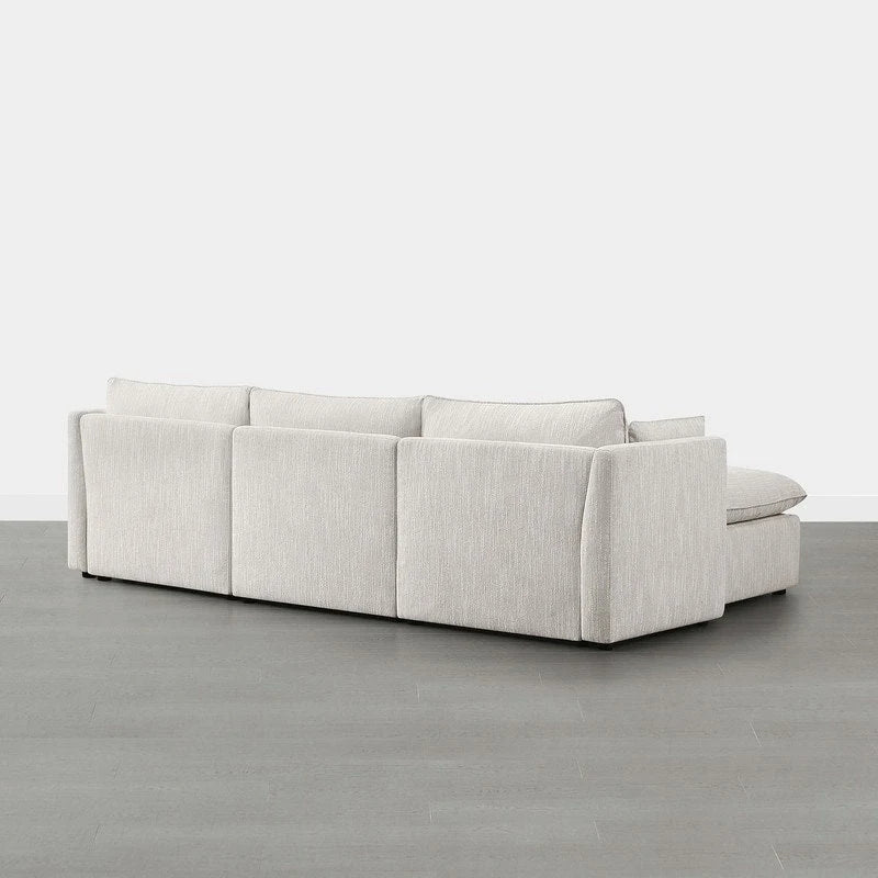 Divano Modulare Sezionale a L Cypress con Pouf
