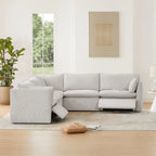 Divano sezionale reclinabile elettrico Cypress 107W