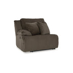 Signature Design by Ashley Top Tier Brown Divano sezionale reclinabile a 6 posti con chaise longue - 147W x 134D x 41H