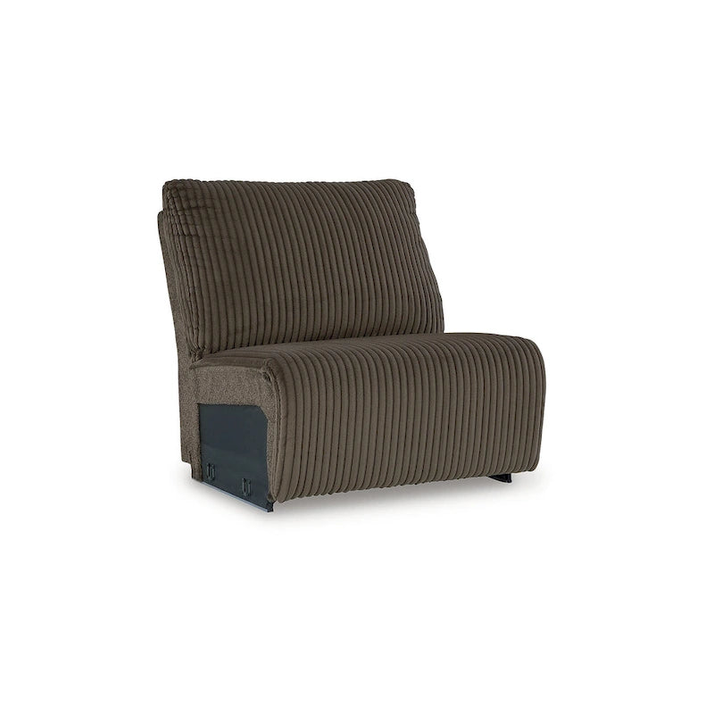 Signature Design by Ashley Top Tier Brown Divano sezionale reclinabile a 6 posti con chaise longue - 147W x 134D x 41H