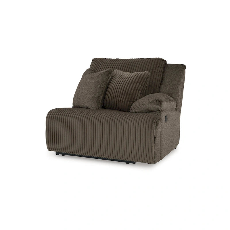 Divano componibile reclinabile Signature Design by Ashley Top Tier marrone a 5 pezzi - 134 larghezza x 134 profondità x 41 altezza