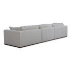Divano modulare NADAAL STUDIOS Rio con base in legno di caucciù - 136,2L x 41P x 23,6A