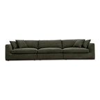 Divano modulare NADAAL STUDIOS Rio con base in legno di caucciù - 136,2L x 41P x 23,6A