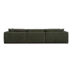 Divano modulare NADAAL STUDIOS Rio con base in legno di caucciù - 136,2L x 41P x 23,6A