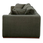 Divano modulare NADAAL STUDIOS Rio con base in legno di caucciù - 136,2L x 41P x 23,6A