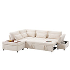 Divano componibile in ciniglia oversize 107 con estraibile e pouf contenitore mobile